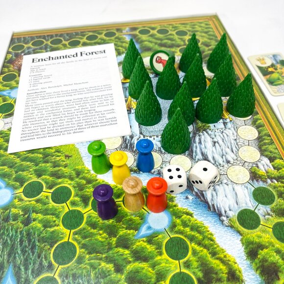 Complete ~ Vintage 1987 Enchanted Forest Treasure Hunt Ravensburger Board Game - Picture 5 of 8